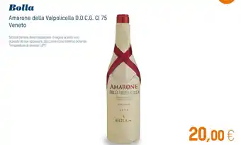 Bolla Amarone della Valpolicella D.O.C.G. Cl 75 Veneto