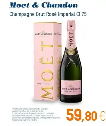 Sole 365 Moet & Chandon Champagne Brut Rosé Imperial Cl 75 offerta