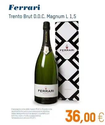 Ferrari Trento Brut D.O.C. Magnum L 1,5