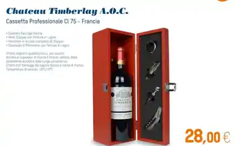 Chateau Timberlay A.O.C. Cassetta Professionale Cl 75 - Francia