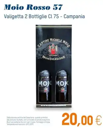 Moio Rosso 57 Valigetta 2 Bottiglie Cl 75 - Campania