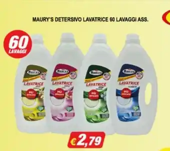 Maury's Detersivo lavatrice offerta