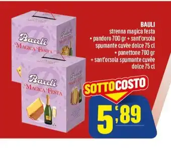 Gruppo di Palo BAULI strenna magica festa pandoro 700 gr offerta