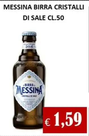 MESSINA BIRRA CRISTALLI DI SALE CL.50