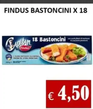FINDUS BASTONCINI X 18