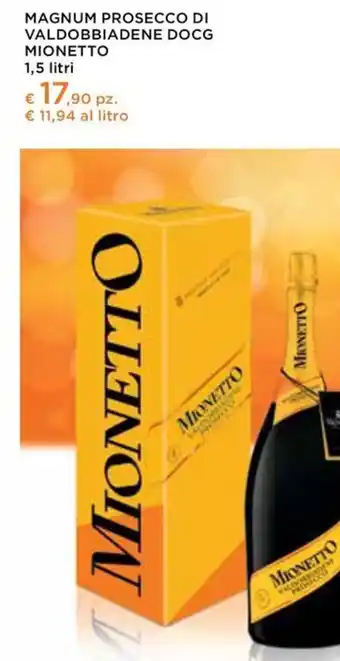 MAGNUM PROSECCO DI VALDOBBIADENE DOCG MIONETTO 1,5 litri