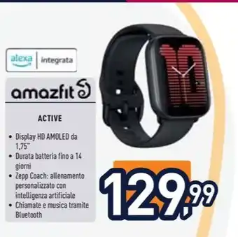 Unieuro amazfit ACTIVE offerta