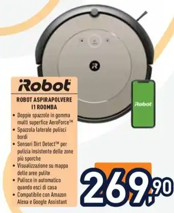 Unieuro ROBOT ASPIRAPOLVERE 11 ROOMBA offerta