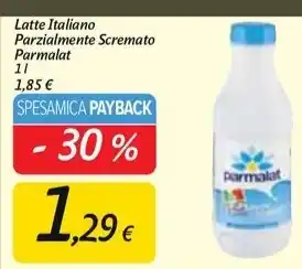 Carrefour Market Parmalat - latte italiano parzialmente scremato offerta