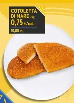 Sapore di Mare COTOLETTA DI MARE 75g offerta