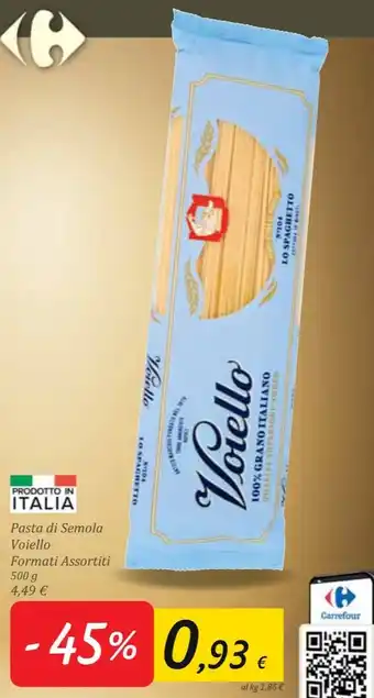Carrefour Market Voiello - pasta di semola offerta