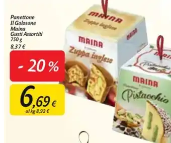 Carrefour Market Maina - panettone ii golosone offerta
