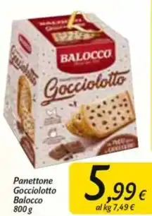 Carrefour Market Balocco - panettone gocciolotto offerta
