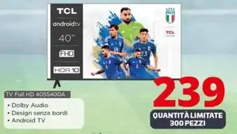 Comet Tcl - tv full hd 40s5400a offerta