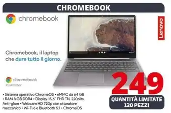 Comet Lenovo chromebook , il laptop offerta
