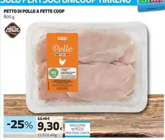 Coop Coop - petto di pollo a fette offerta