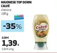 Coop Calvé - maionese top down offerta