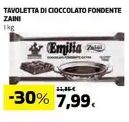 Coop Zaini - tavoletta di cioccolato fondente offerta