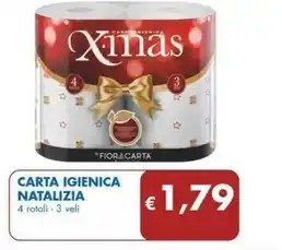 MD Discount Fior di carta - carta igienica natalizia offerta