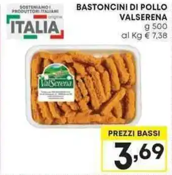 Pam BASTONCINI DI POLLO VALSERENA offerta