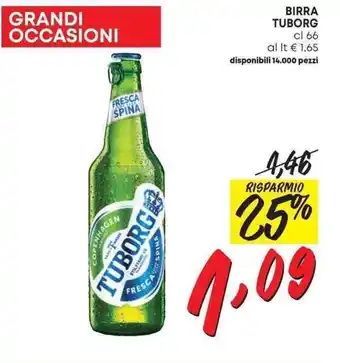 Pam BIRRA TUBORG cl 66 offerta
