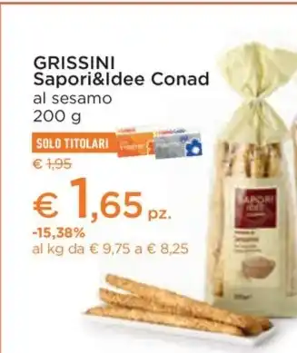 Conad Grissini offerta