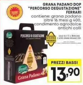 Pam GRANA PADANO DOP "PERCORSO DEGUSTAZIONE" FERRARI offerta
