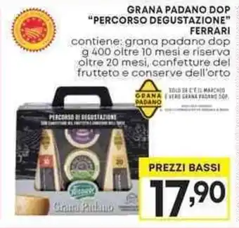 Pam GRANA PADANO DOP "PERCORSO DEGUSTAZIONE" FERRARI offerta