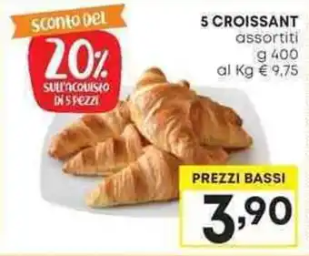 Pam 5 CROISSANT assortiti g 400 offerta