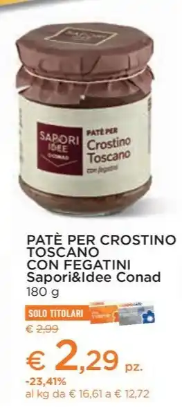 Conad Paté offerta