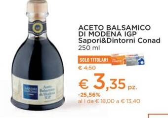 Conad Aceto balsamico offerta