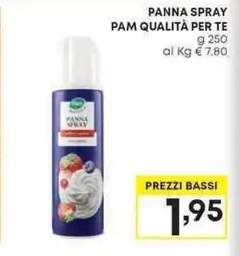 Pam PANNA SPRAY PAM QUALITÀ PER TE offerta