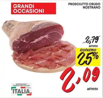 Pam PROSCIUTTO CRUDO NOSTRANO offerta