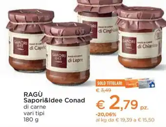 Conad Ragù offerta