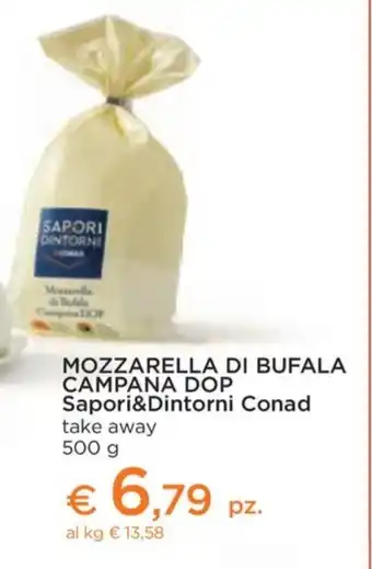 Conad Mozzarella di bufala offerta