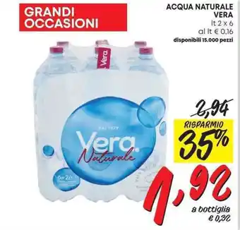 Pam ACQUA NATURALE VERA It 2 x 6 offerta