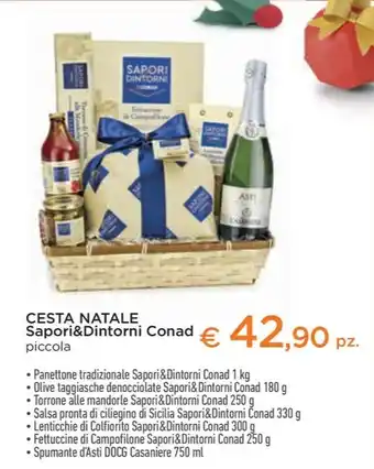 Conad Cesti natalizi offerta