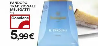 Coop PANDORO TRADIZIONALE MELEGATTI 1 kg offerta