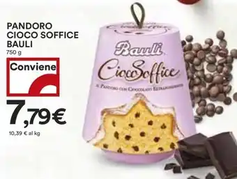 Coop PANDORO CIOCO SOFFICE BAULI 750 g offerta