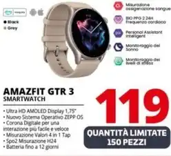 Comet AMAZFIT GTR 3 SMARTWATCH offerta