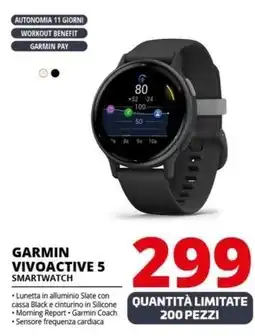 Comet GARMIN VIVOACTIVE S SMARTWATCH offerta