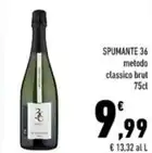 Conad Margherita SPUMANTE 36 metodo classico brut 75cl offerta