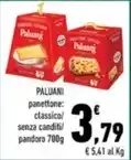 Conad Margherita PALUANI panettone: classico/ senza canditi/ pandoro 700g offerta