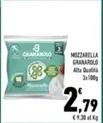 Conad Margherita MOZZARELLA GRANAROLO Alta Qualità offerta