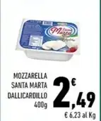 MOZZARELLA SANTA MARTA DALLICARDILLO 400g