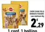 CHEWY CHUNX POLLO DENTASTIX PEDEGREE cane mini/maxi 68g
