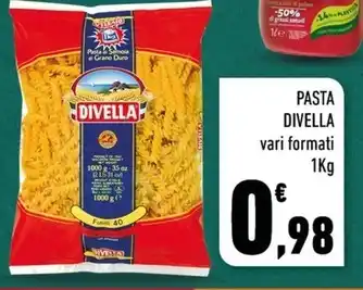 Conad Margherita PASTA DIVELLA vari formati 1Kg offerta