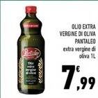Conad Margherita OLIO EXTRA VERGINE DI OLIVA PANTALEO extra vergine di oliva 1L offerta