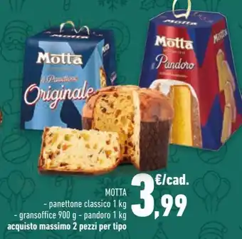 Conad Superstore MOTTA - panettone classico 1 kg offerta