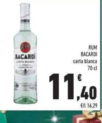 Conad Superstore RUM BACARDI carta blanca 70 cl offerta
